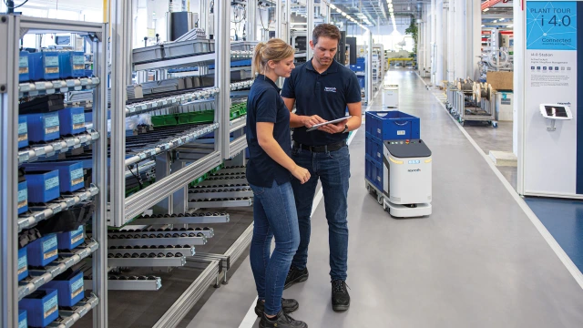 Monitoring the ActiveShuttle AMR on the factory floor