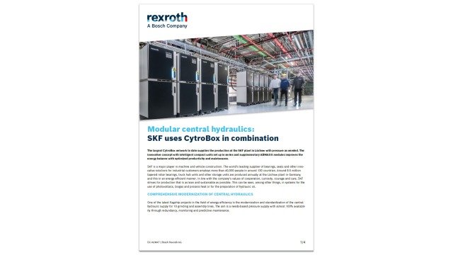 Bosch Rexroth & SKF: SKF uses CytroBox in combination