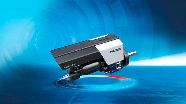 Be connected with the self-contained actuator CytroForce from Rexroth