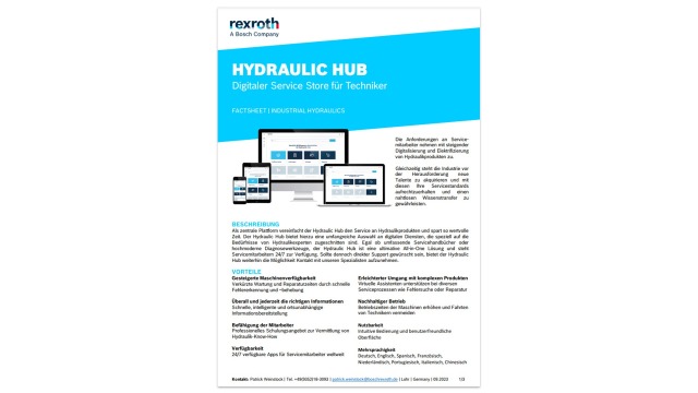 Hydraulic Hub Factsheet