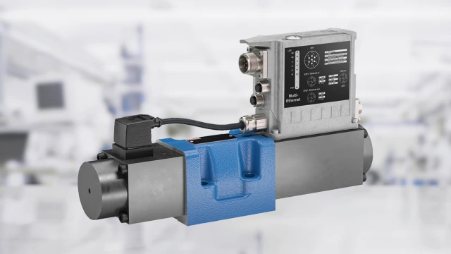 Proportional pressure reducing valve, pilot-operated, with or without integrated digital electronics (OBED)