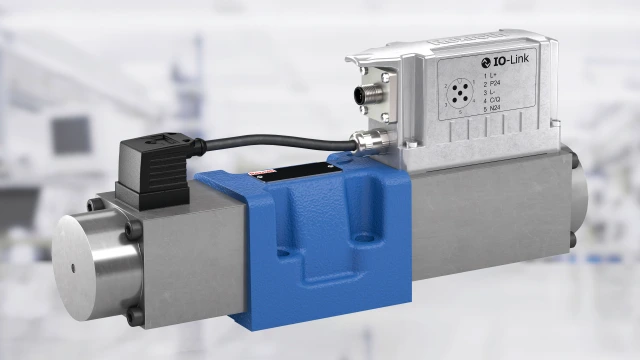 4WRPE – Proportional directional valves, size 6 and 10, with IO-Link connection
