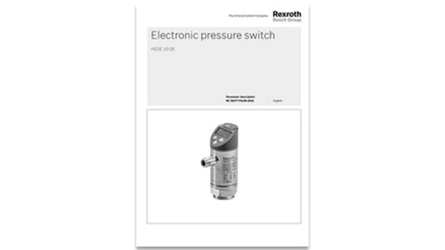 Parameter description sensor HEDE10
