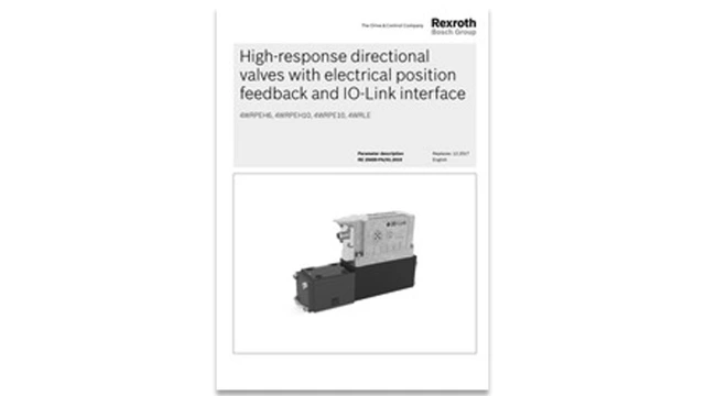 Parameter description for valves with IO-Link interface