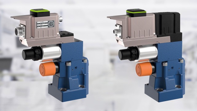 DBEM(E)(A) – Proportional pressure relief valves with IO-Link connection