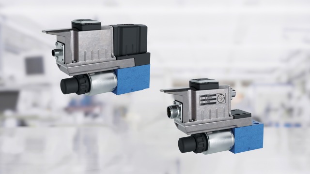 DBET(E)(A) – Proportional pressure relief valves with IO-Link connection