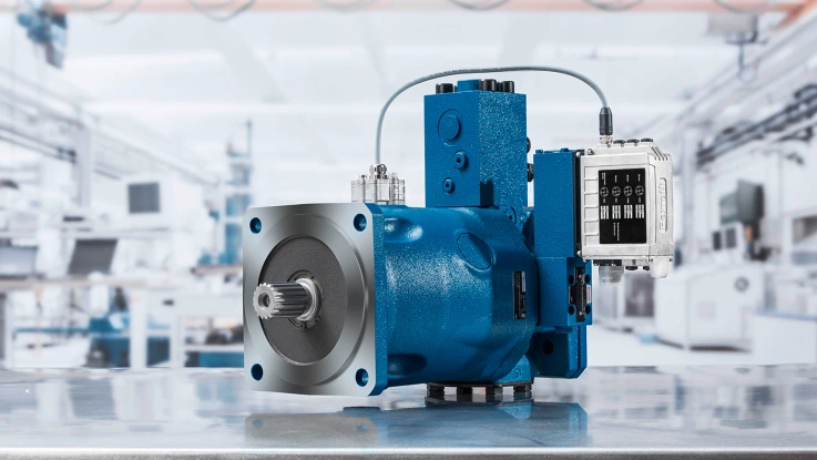 SY(H)DFE - Pressure and flow control system with pump type A10 and A4