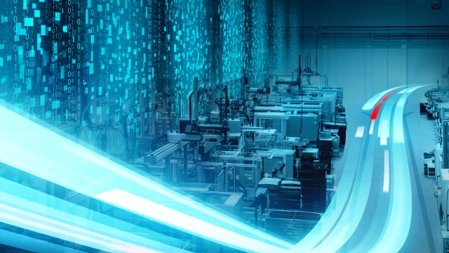 Produktionslinie in der Modelfab