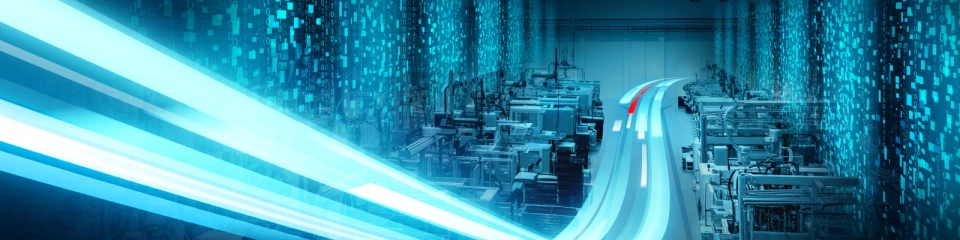 Produktionslinie in der Modelfab