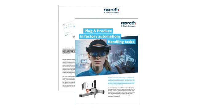 Cover of a brochure on Plug & Produce in factory automation