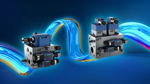 STO manifolds from Bosch Rexroth for the functional safety of hydraulic systems according to ISO 13849 up to Cat 4 PLe.