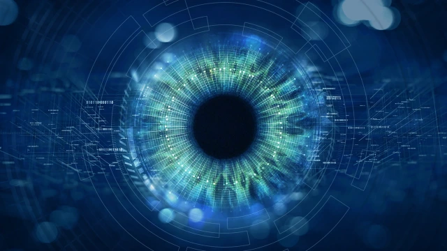 Eye symbolizes high precision in process optimization