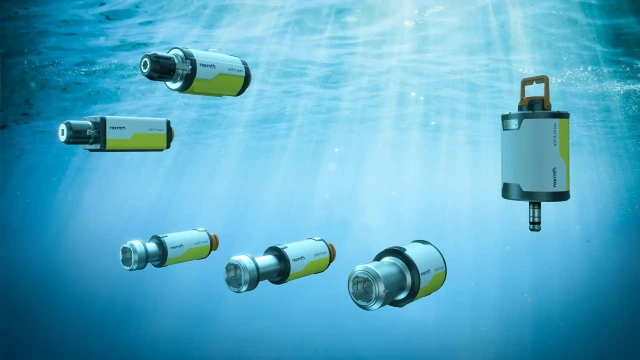 eSEA水中ポートフォリオ；eSEA Torque、eSEA Drive、eSEA Push；海底；eSEA Spin；オフショア。