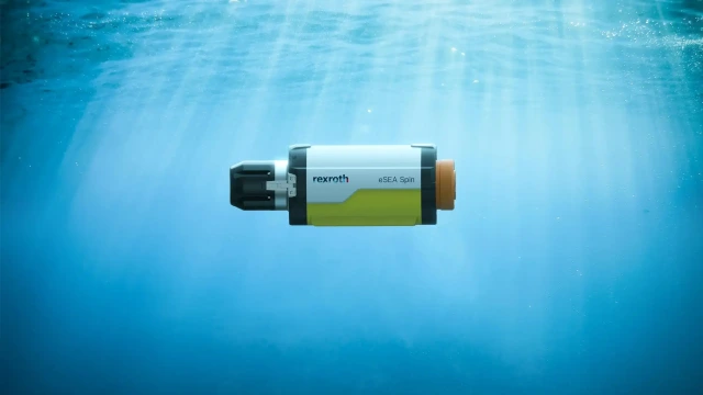 eSEA Spin水中；多回転制御弁の正確な操作のための使いやすい全電動海底アクチュエータ；ボッシュ レックスロス- Wittenstein