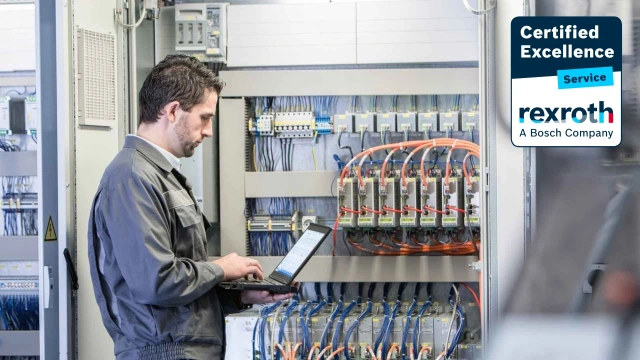 Service partner checking measurements, ensuring high standards and providing customized retrofit and modern solutions