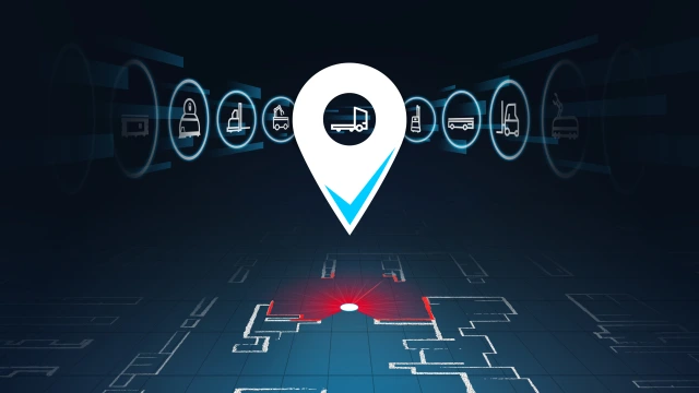 Device location displayed on map with pinpoint accuracy.