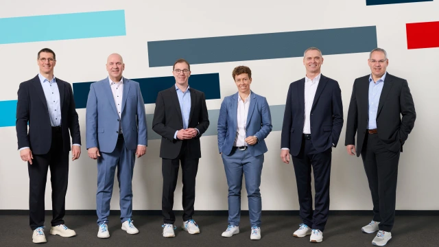 Từ trái sang phải: Thomas Fechner, Dr. Steffen Haack, Dr. Jochen Peter,  Dr. Christina Franke, Roland Bittenauer, Volker Schiek