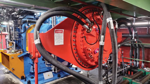 Hägglunds CBm motor on customer application