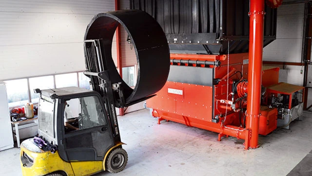 Weima shredder with Hägglunds motor