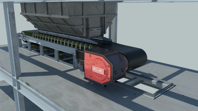 Hägglunds Fusion on a belt feeder application
