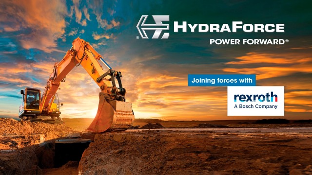 HydraForce in action. Joining Forces with Bosch Rexroth.