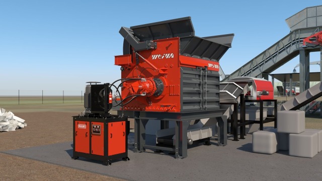Direct drive system for shredders