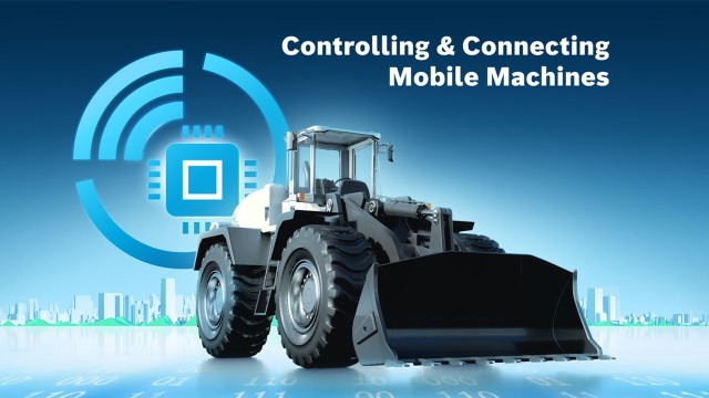 Mobile Hydraulics, Mobile Machines: Get Mobile Machins connected with the Rexroth BODAS Connect – Telematics & IoT. The IoT Gateway software makes your machine and process data more transparent.