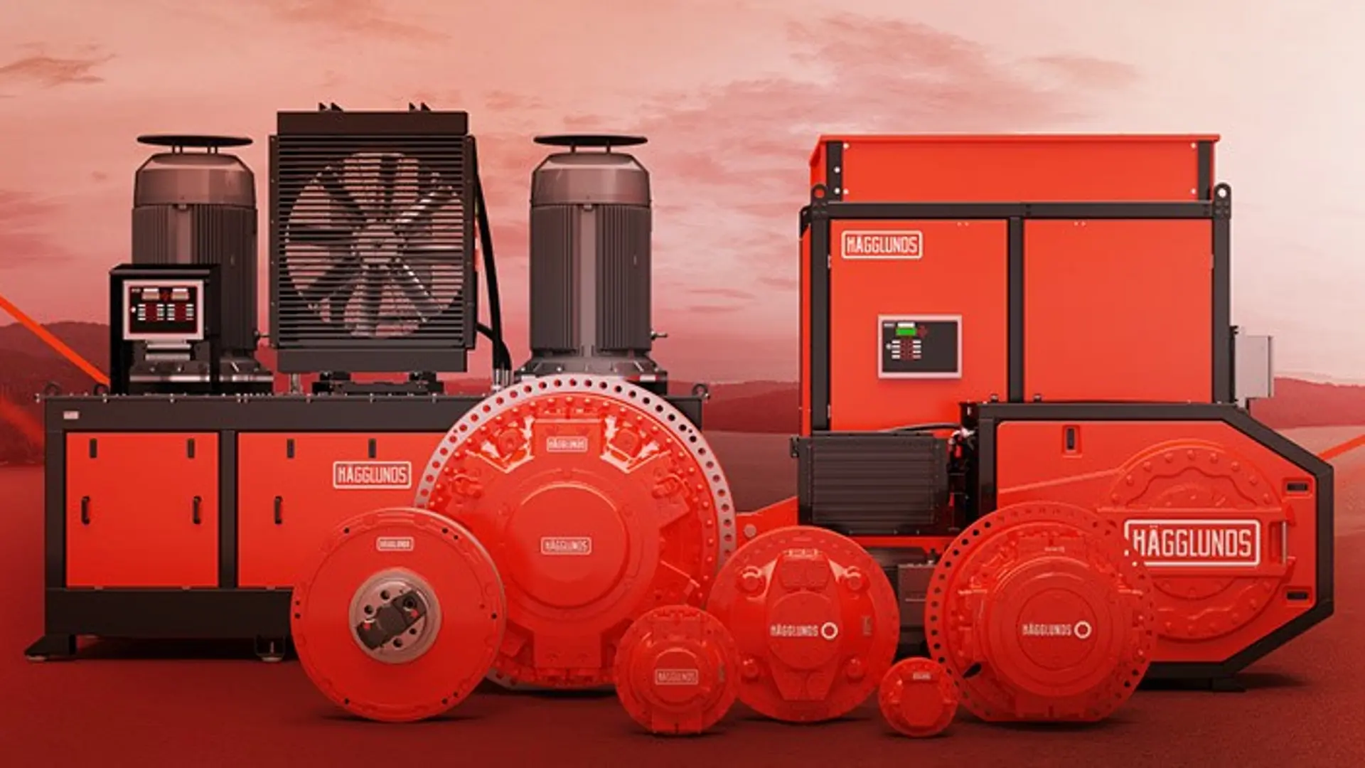 multiple Hägglunds products