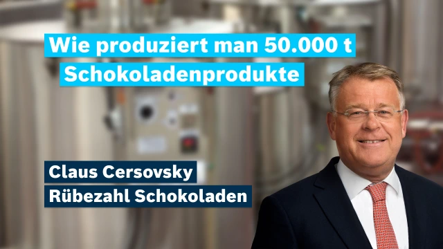 Wie produziert man 50.000t Schokoladenprodukte