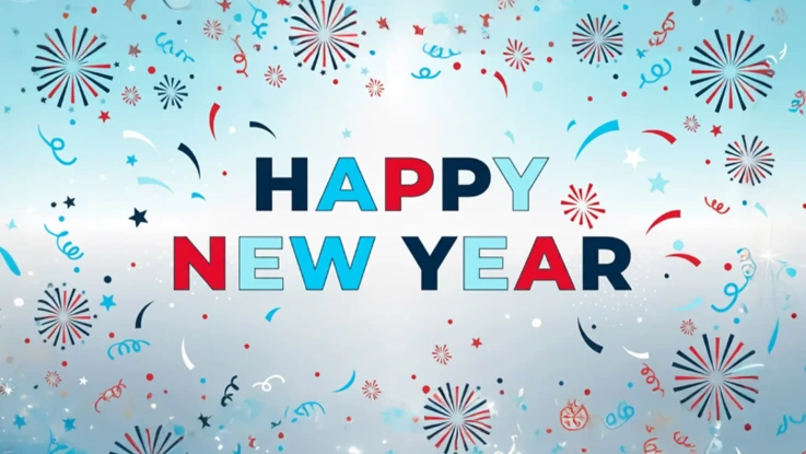 Feuerwerk in Rexroth-Farben