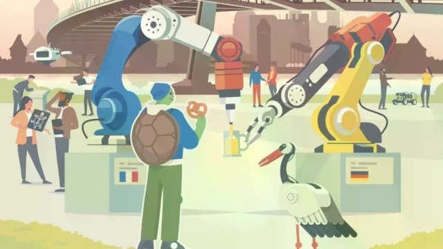 ROSCon FR & DE keyvisual