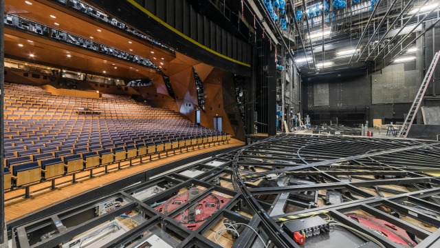 Plataforma giratória para palco Staatstheater Stuttgart