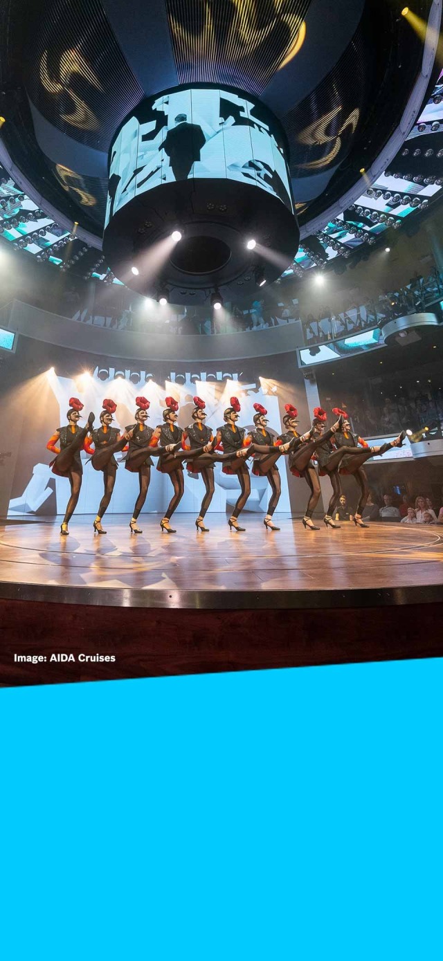 AIDA Cruises stage technology.