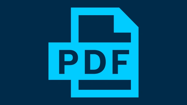 PDF icon in blue