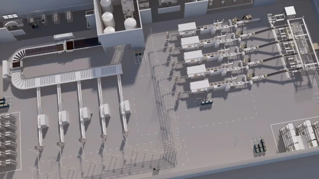 Digital aerial photograph of a production facility