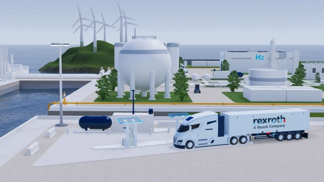 Electrohydraulic drive systems for piston compressors and cryopumps