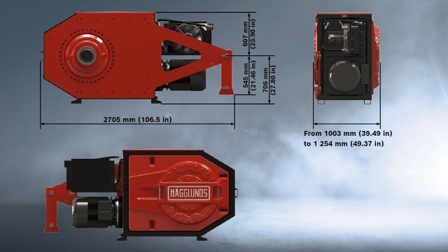 Hägglunds Fusion Antriebssystem