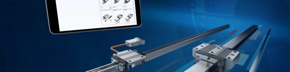 Online configurator for ball and roller rail systems from Bosch Rexroth
