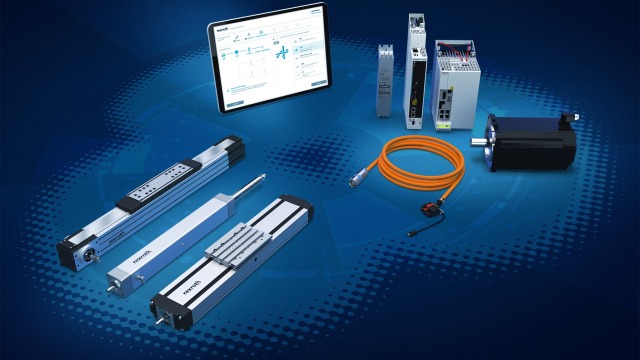 automation package for linear axes and electromechanical cylinders