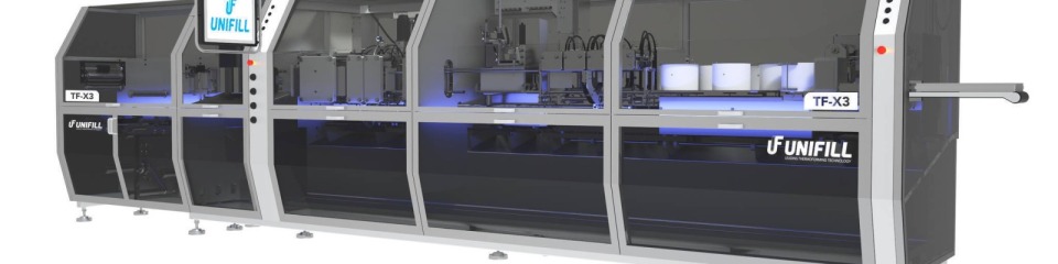 Rexroth drive technology in UNIFILL packaging machine