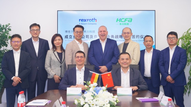 Bosch Rexroth signs joint venture agreement with Zhejiang Hechuan Technology to strengthen automation business in China