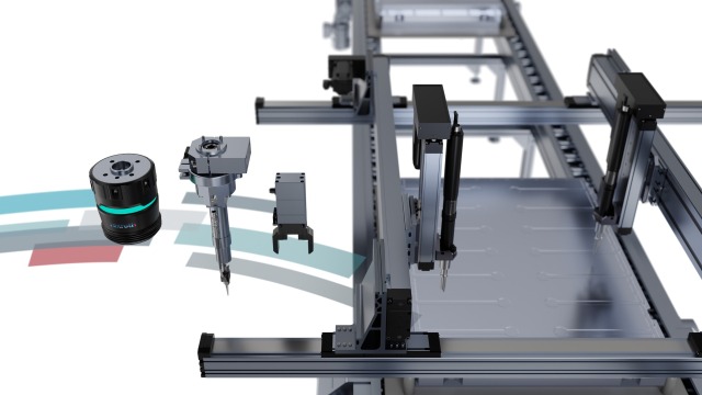 mechatronic building system for linear robots 