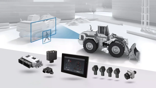 Effective accident prevention: With a combination of radar, ultrasound and camera-based person detection