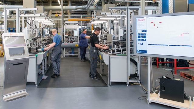 Industry 4.0 production line 