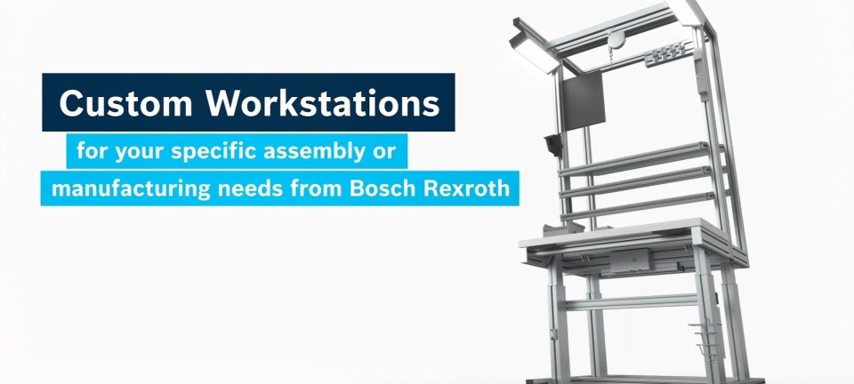 Arbeitsplatz von Bosch Rexroth