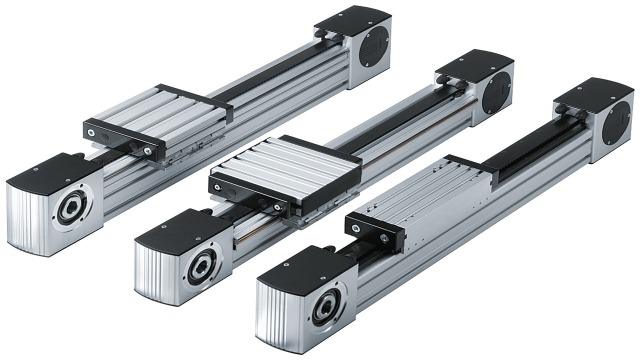 Linear guides for aluminum profiles