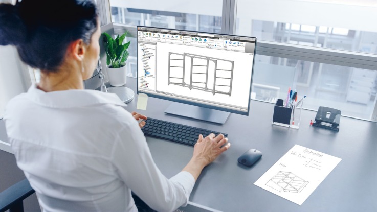 Bosch Rexroth Construction of machine frames in a CAD environment
