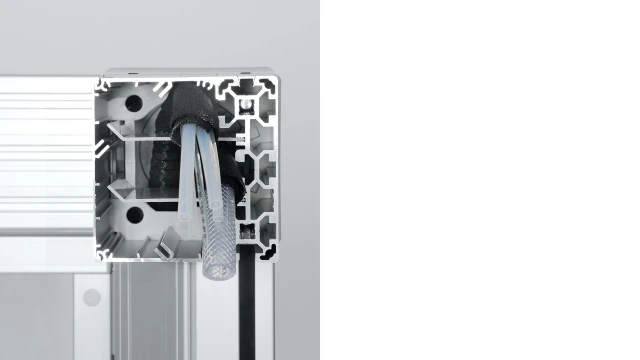 Picture of Function-integrated profiles dividing strip, protective hose