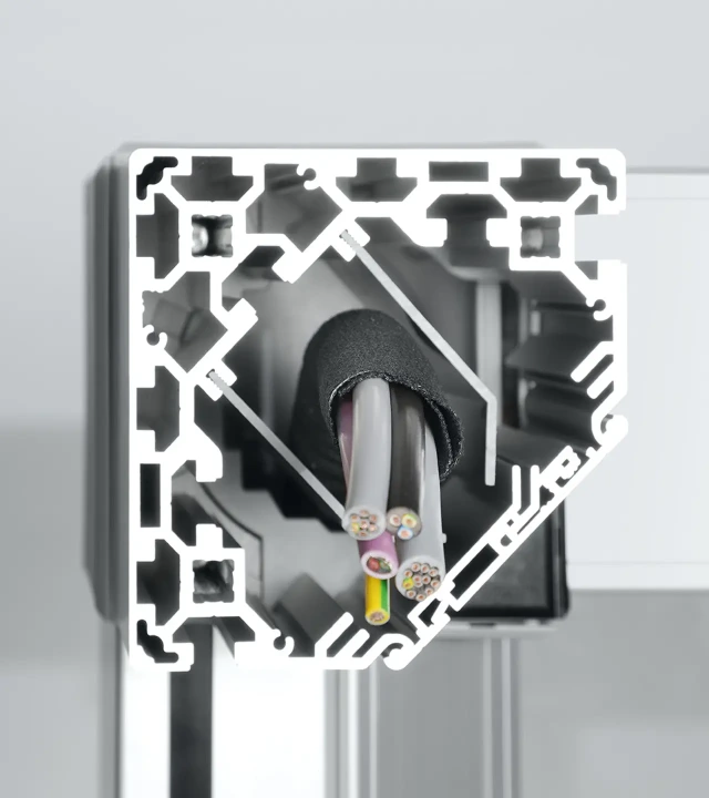 Picture of function-integrated profile joint