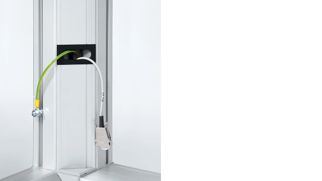 Picure of function-integrated profile proper grounding